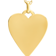 Rita Polished Heart Statement Necklace