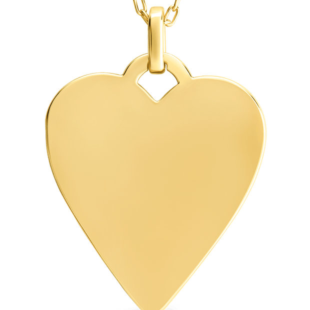 Rita Polished Heart Statement Necklace