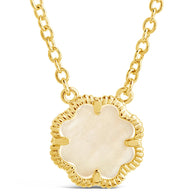 Rose Petal Pendant Necklace