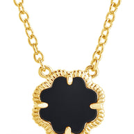 Rose Petal Pendant Necklace