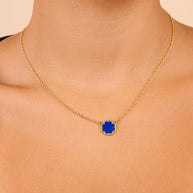 Rose Petal Pendant Necklace