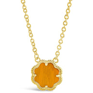Rose Petal Pendant Necklace