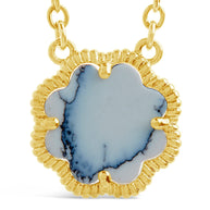 Rose Petal Pendant Necklace