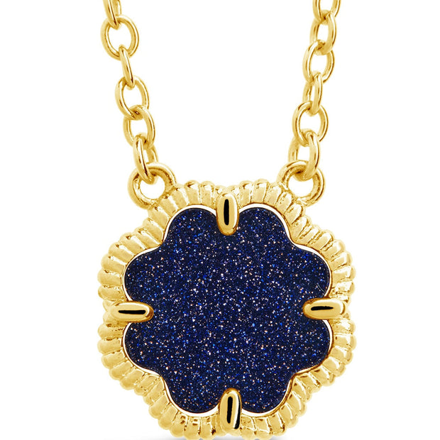 Rose Petal Pendant Necklace
