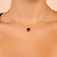 Rose Petal Pendant Necklace