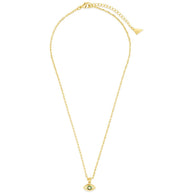 Leidy CZ & Mother of Pearl Evil Eye Pendant Necklace