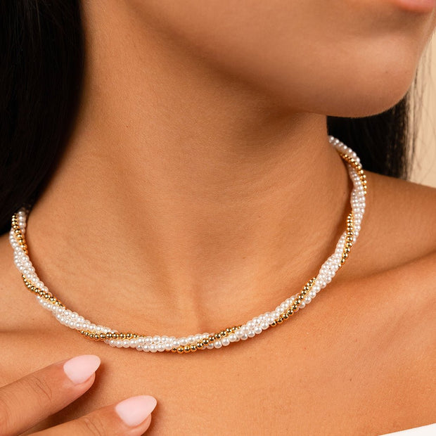 Patti Twisted Pearl Necklace