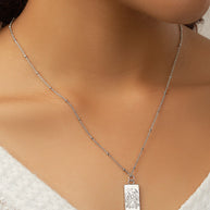 The Lovers Tarot Card Necklace