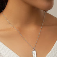The Lovers Tarot Card Necklace
