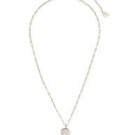 CZ Constellation Dog Tag Pendant Necklace