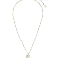 CZ Constellation Dog Tag Pendant Necklace