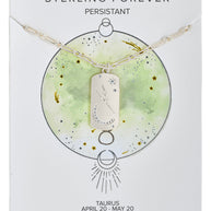 CZ Constellation Dog Tag Pendant Necklace
