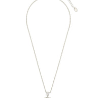 Etta CZ & Pearl Pendant Necklace