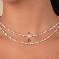 Cecil CZ Tennis Necklace
