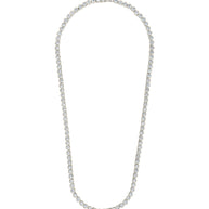 Helene Bezel CZ Tennis Necklace