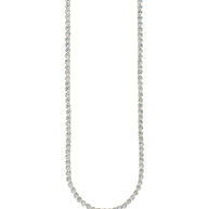 Helene Bezel CZ Tennis Necklace