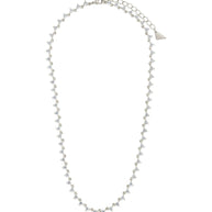 Brigid Staggered CZ Tennis Necklace