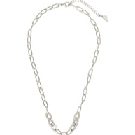 Samar CZ-Encrusted Chain Link Necklace
