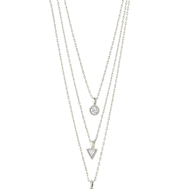 Julie CZ & Layered Chain Necklace
