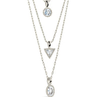 Julie CZ & Layered Chain Necklace