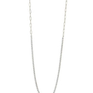 Dani Chain & CZ Tennis Necklace