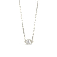 Jamie CZ Evil Eye Pendant Necklace