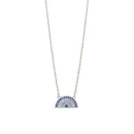 Rainbow CZ Pendant Necklace