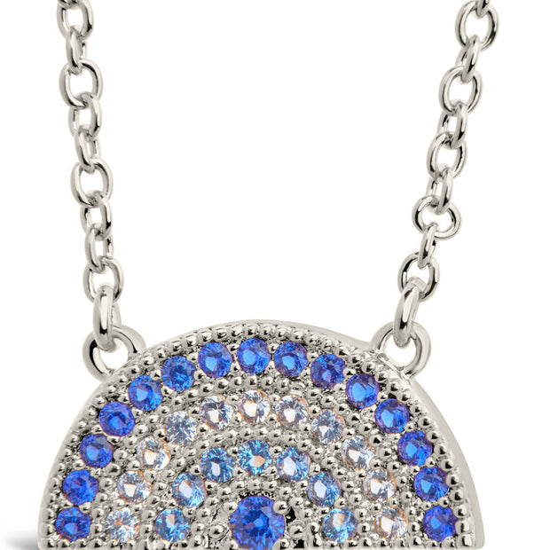 Rainbow CZ Pendant Necklace