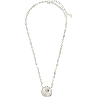 Bold CZ Zodiac Link Pendant Necklace