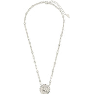 Bold CZ Zodiac Link Pendant Necklace