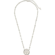 Bold CZ Zodiac Link Pendant Necklace