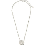 Bold CZ Zodiac Link Pendant Necklace