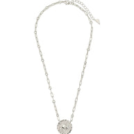 Bold CZ Zodiac Link Pendant Necklace