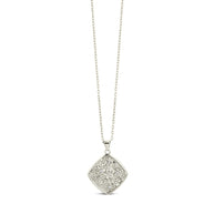 Ophelia CZ Floral Pendant Necklace
