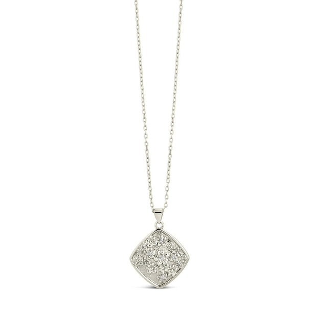 Ophelia CZ Floral Pendant Necklace