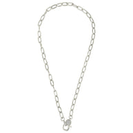 Tay Moonstone Charm & Chain Necklace