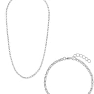 Georgia CZ Tennis Necklace & Bracelet Bundle