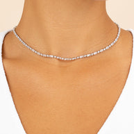 Georgia CZ Tennis Necklace