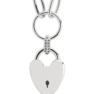 Mirren Heart Padlock Necklace