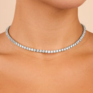 Jadon Adjustable CZ Tennis Necklace