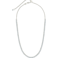 Tatum Adjustable CZ Tennis Necklace