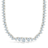 Tatum Adjustable CZ Tennis Necklace