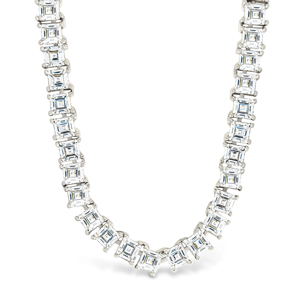 Brette Adjustable CZ Tennis Necklace