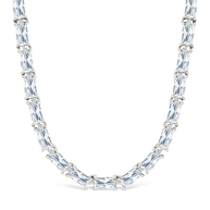 Blanche Adjustable CZ Tennis Necklace