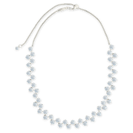 Carson Adjustable CZ Tennis Bolo Necklace
