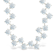 Carson Adjustable CZ Tennis Bolo Necklace