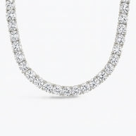 Marisol Round Cut CZ Tennis Necklace