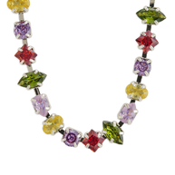 Kaleidoscope Tennis Necklace