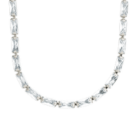 Madeline Baguette Tennis Necklace