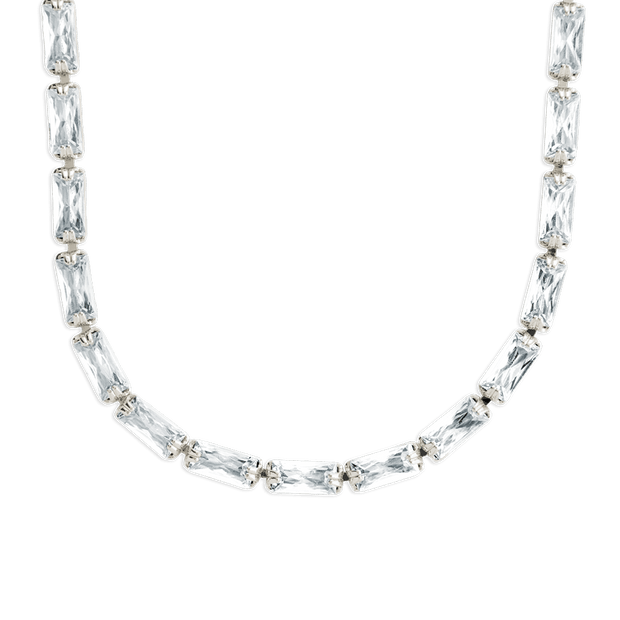 Madeline Baguette Tennis Necklace